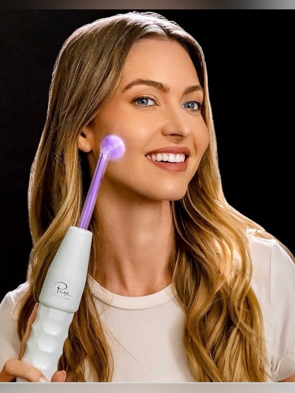NuDerma Clinical Ne+Ar Skin Therapy Wand - White by Pure Daily Care - Picture 8 of 10